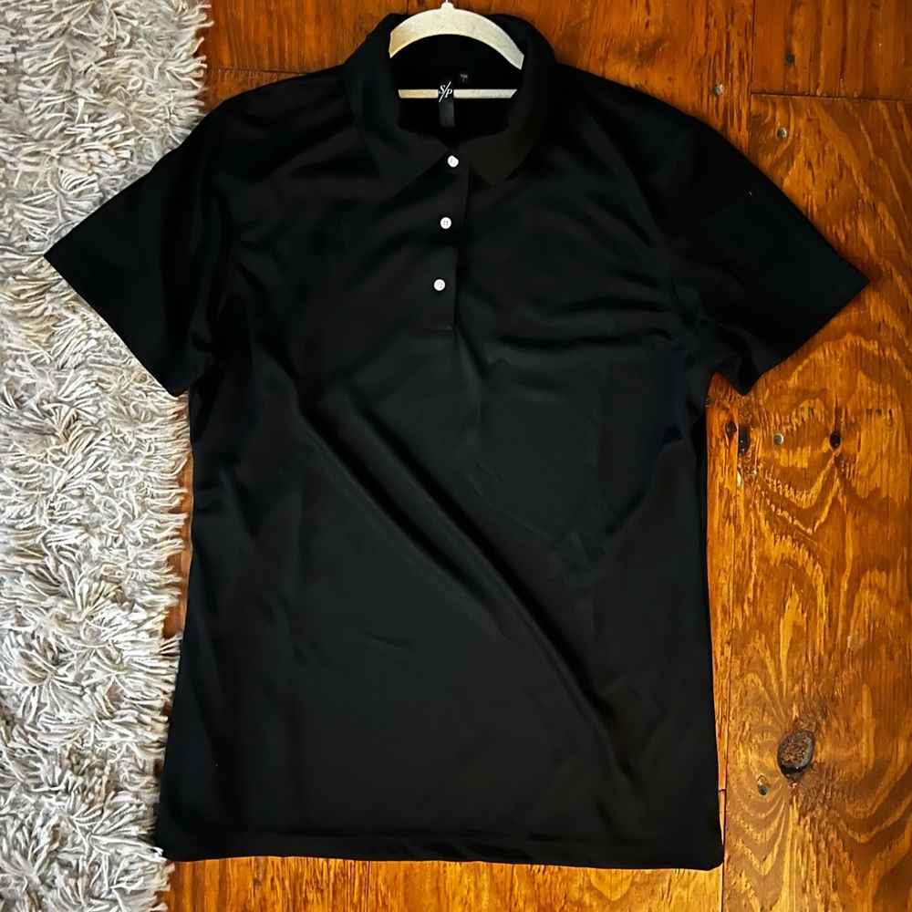 Classic Black Women’s Polo Shirt - NEW